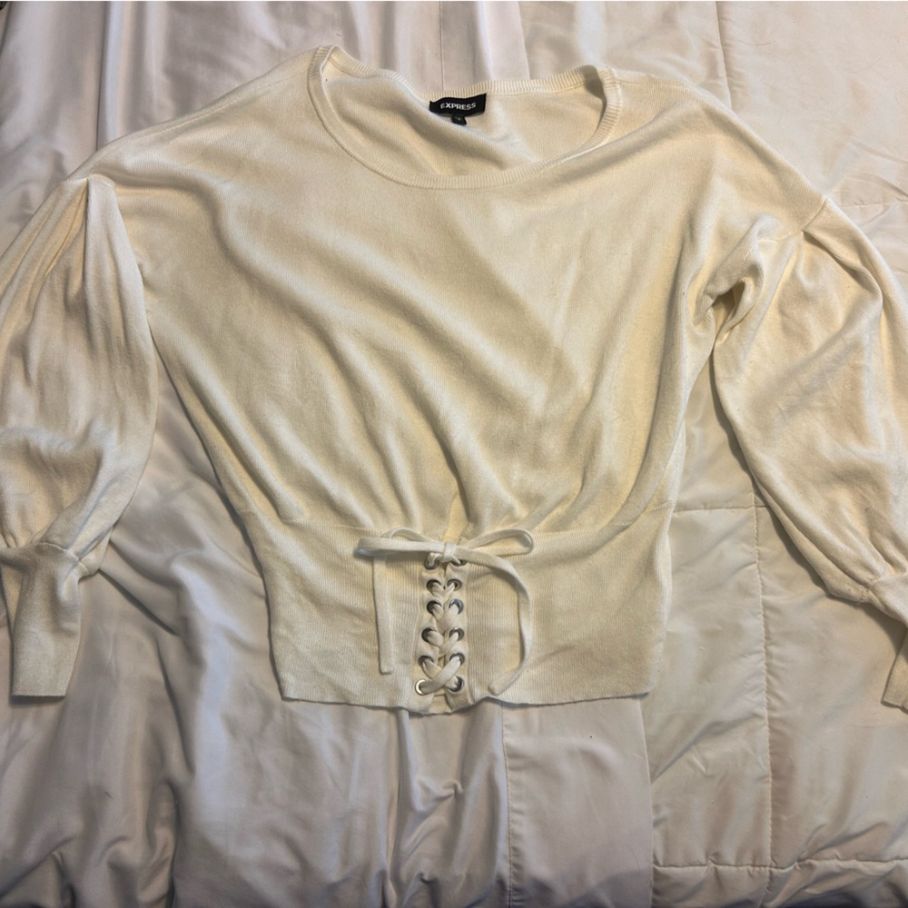 Express Cream Sweater
